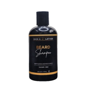 BASK & LEATHER BEARD SHAMPOO 6 Oz