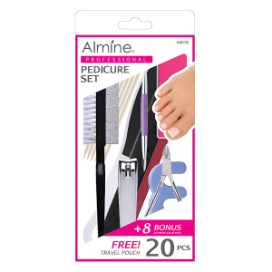 Almine Pedicure Set, 20 Pieces