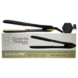 BABYLISS GRAPHITE FLAT IRON 1 IN