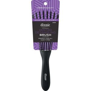 Annie Vented Detangler Brush 8 Row, 1 Count, Assorted Colors