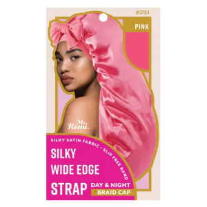Ms. Remi Silky Wide Edge Strap Day & Night Cap, Braid Assorted
