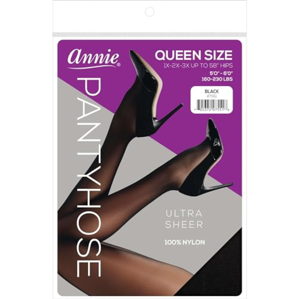 ANNIE PANTYHOUSE BLACK #7551