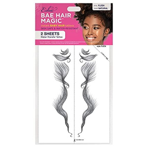 ISHA BABY HAIR TATOO #