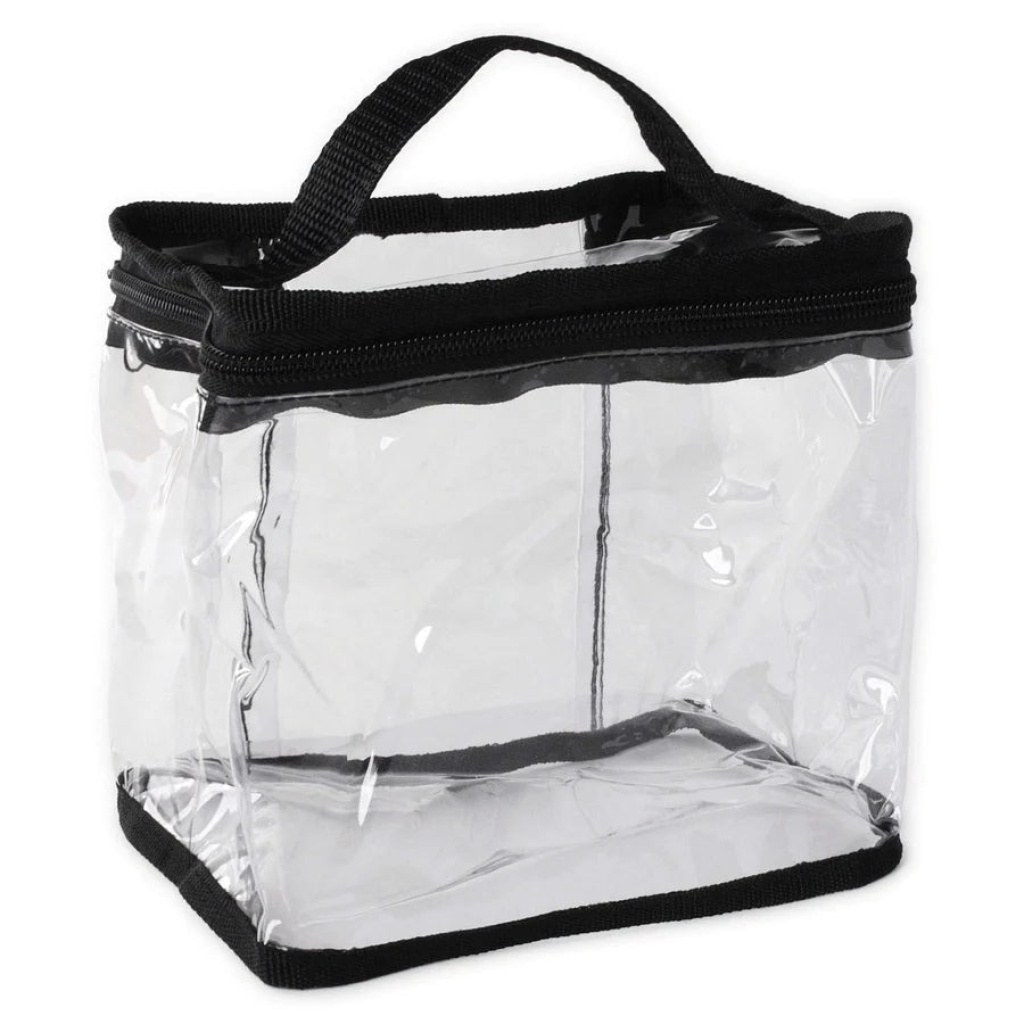 Annie Clear Train Stylist Bag with Handle