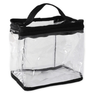 Annie Clear Train Stylist Bag with Handle