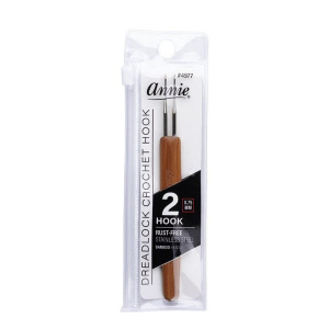 Annie Dreadlocks Crochet Needle 2 In 1 0.75mm, 1 Count, Wood