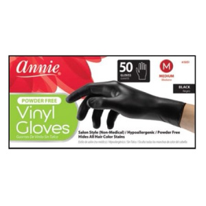 annie 50pcs Gloves XL #Black
