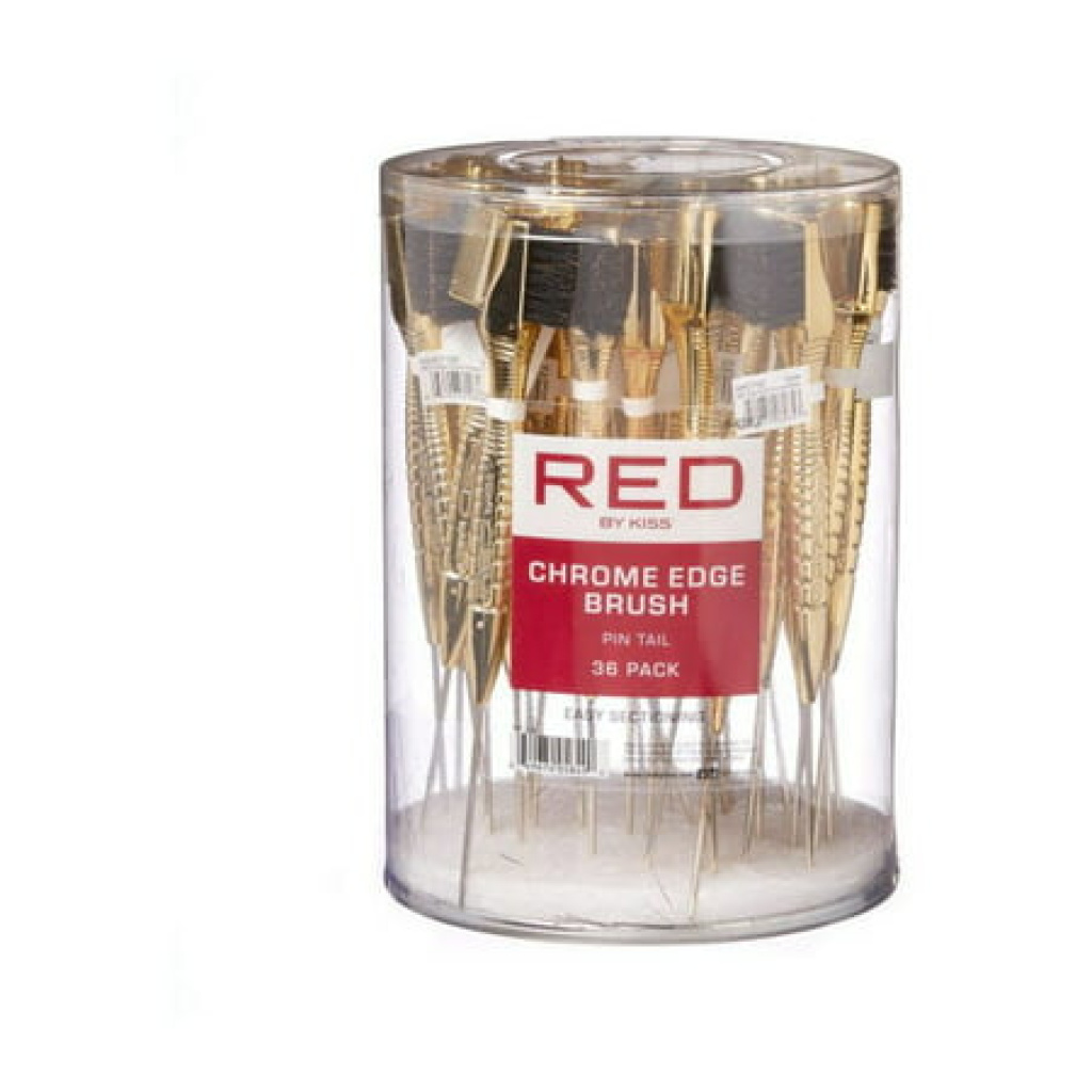 RED EDGE BRUSH CHROME PINTAIL BULK
