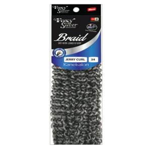 Foxy Silver Jerry Curl 12IN