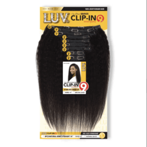 EVE CKINKY STRAIGHT 9PCS CLIP-IN 18"