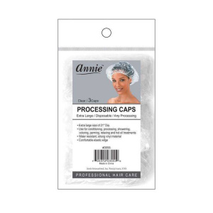 Annie Processing Caps X-Large, 3 Count, Clear