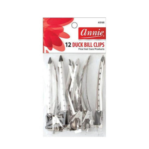 Annie: 12 Duck Bill Clips #3168