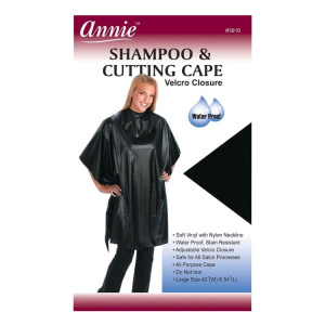 Annie Shampoo & Cutting Cape, 1 Count, Assorted Colors