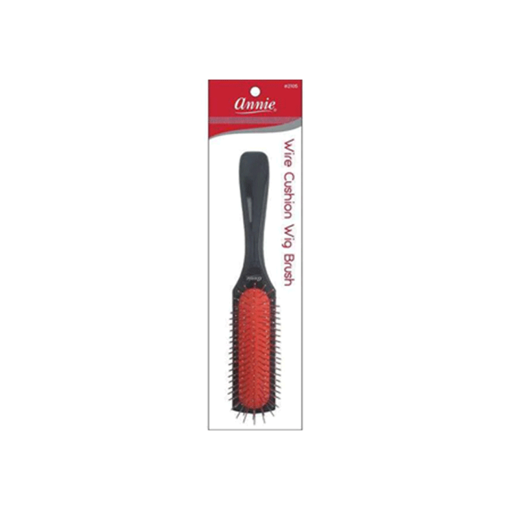 Annie Wire Cushion Wig Brush, Black