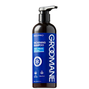 Red PRO Groomane Men’s Biotin Shampoo – Clarifying Anti-Dandruff & Hair Loss Care with Caffeine & Menthol