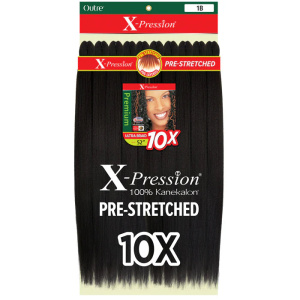 X-PRESSION BRAID-PRE STRETCHED BRAID 52" 10X