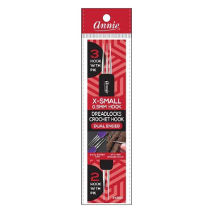 Annie Dual Dreadlocks Crochet Needle, 1 Count, Assorted Colors