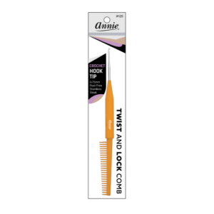 Annie Twist & Lock Comb with Crochet Hook, 1 Count, Black