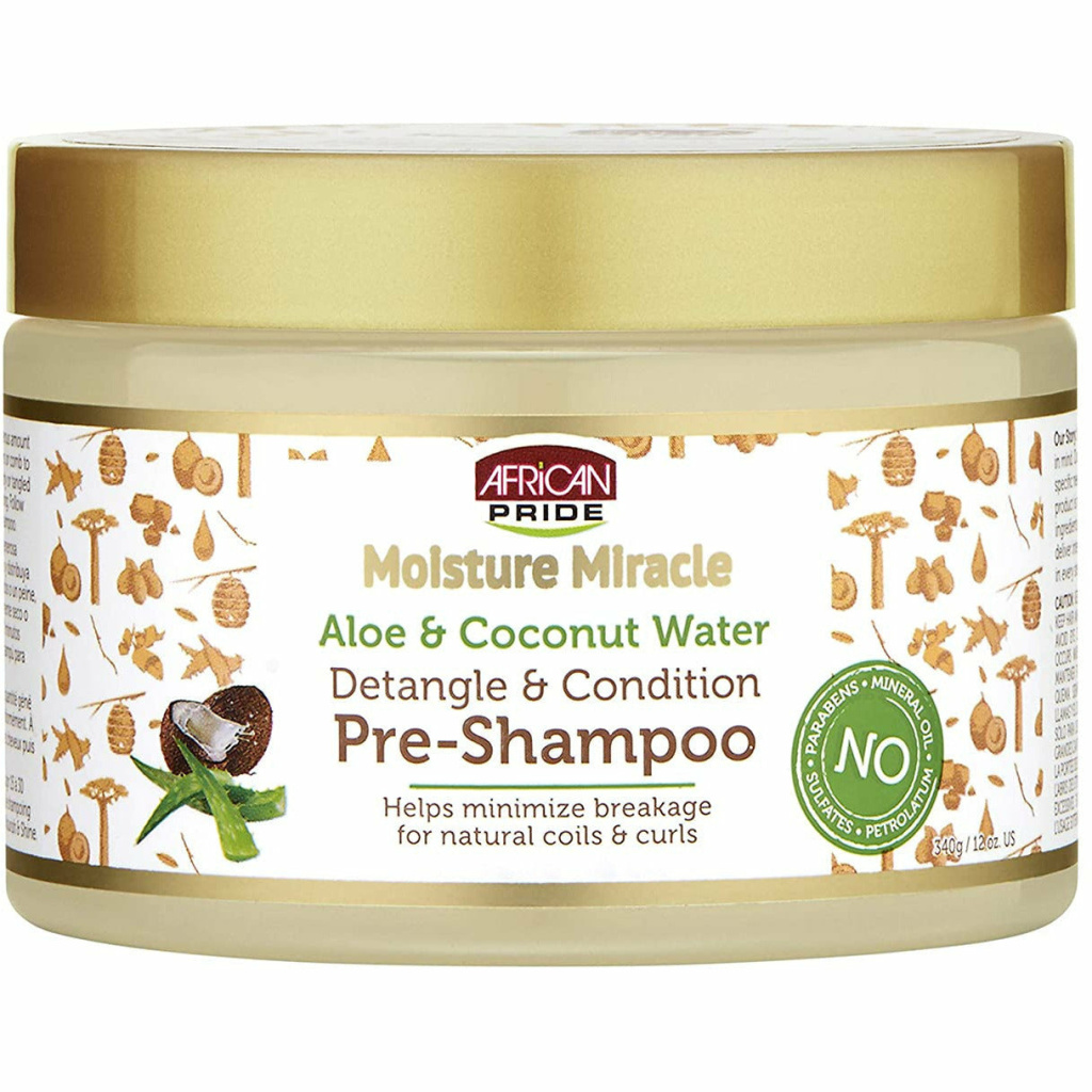 African Pride: Moisture Miracle Pre-Shampoo 12oz
