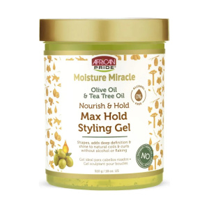 AFRICAN PRIDE MOISTURE MIRACLE OLIVE TEA TREE GEL (18OZ) (6/CS)