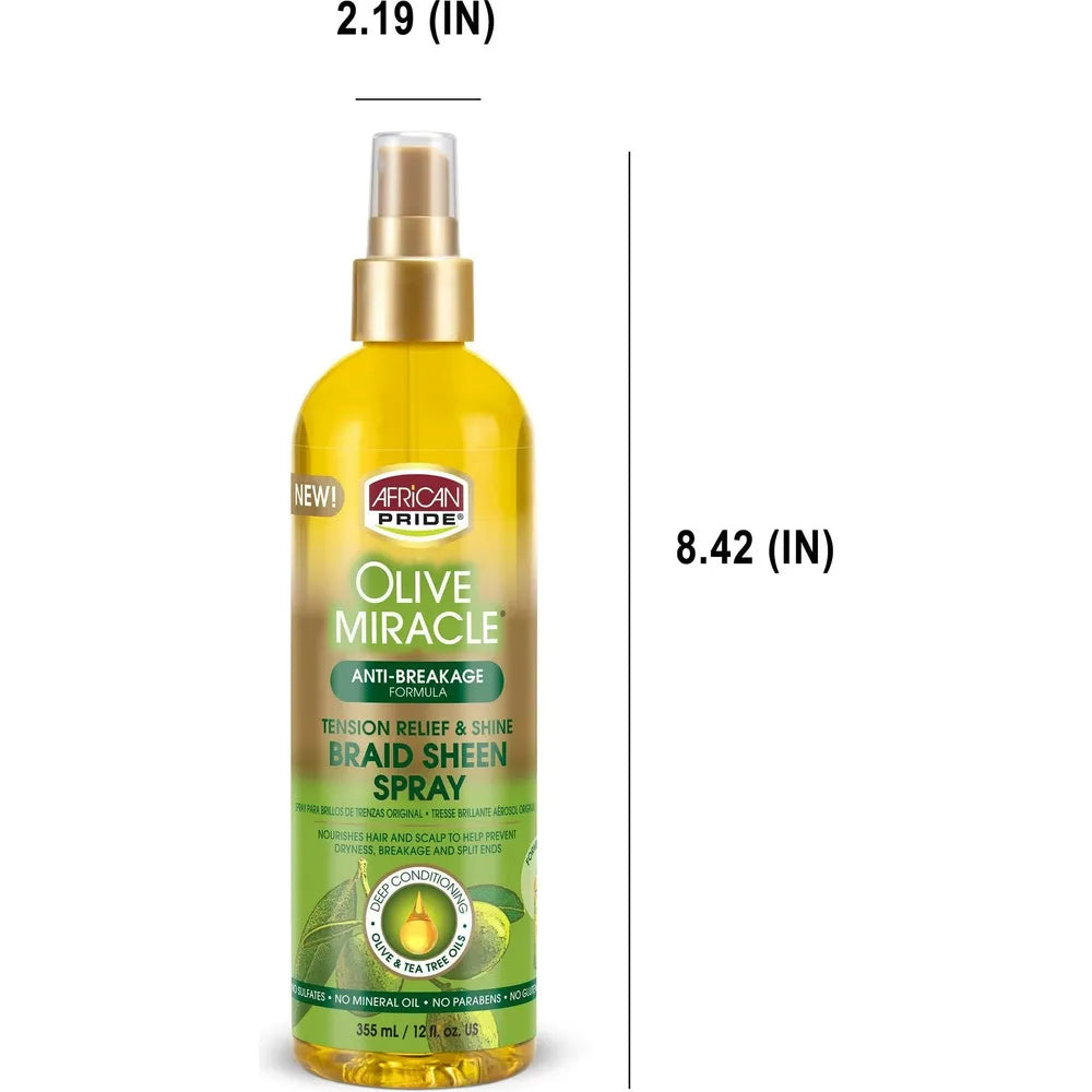 african-pride-olive-miracle-braid-sheen-hair-spray-with-tea-tree-oil-hydration-shine-scalp-relief-for-braided-and-protective-styles-for-women-12-fl-oz-852392