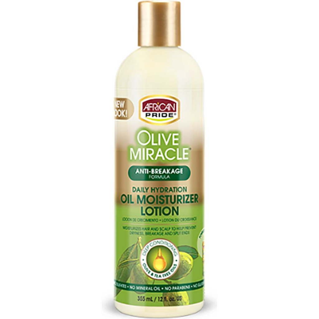 AFRICAN PRIDE OLIVE MIRACLE LEAVE-IN CONDITIONER (12OZ) (12/CS)