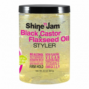 AMPRO SHINE N' JAM GEL 32OZ (6/CS) [BLACK CASTOR]