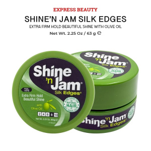 AMPRO SHINE N' JAM EDGES (2OZ) [OLIVE SILK] (12/CS)