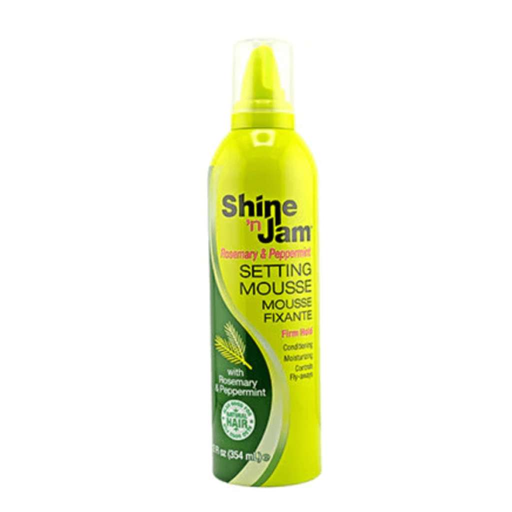 AMPRO SHINE N' JAM ROSEMARY PEPPERMINT SETTING MOUSSE FIRM 12OZ