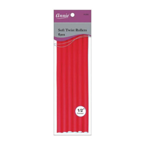 ANNIE: 10" Soft Twist Rollers 1/2" #1206