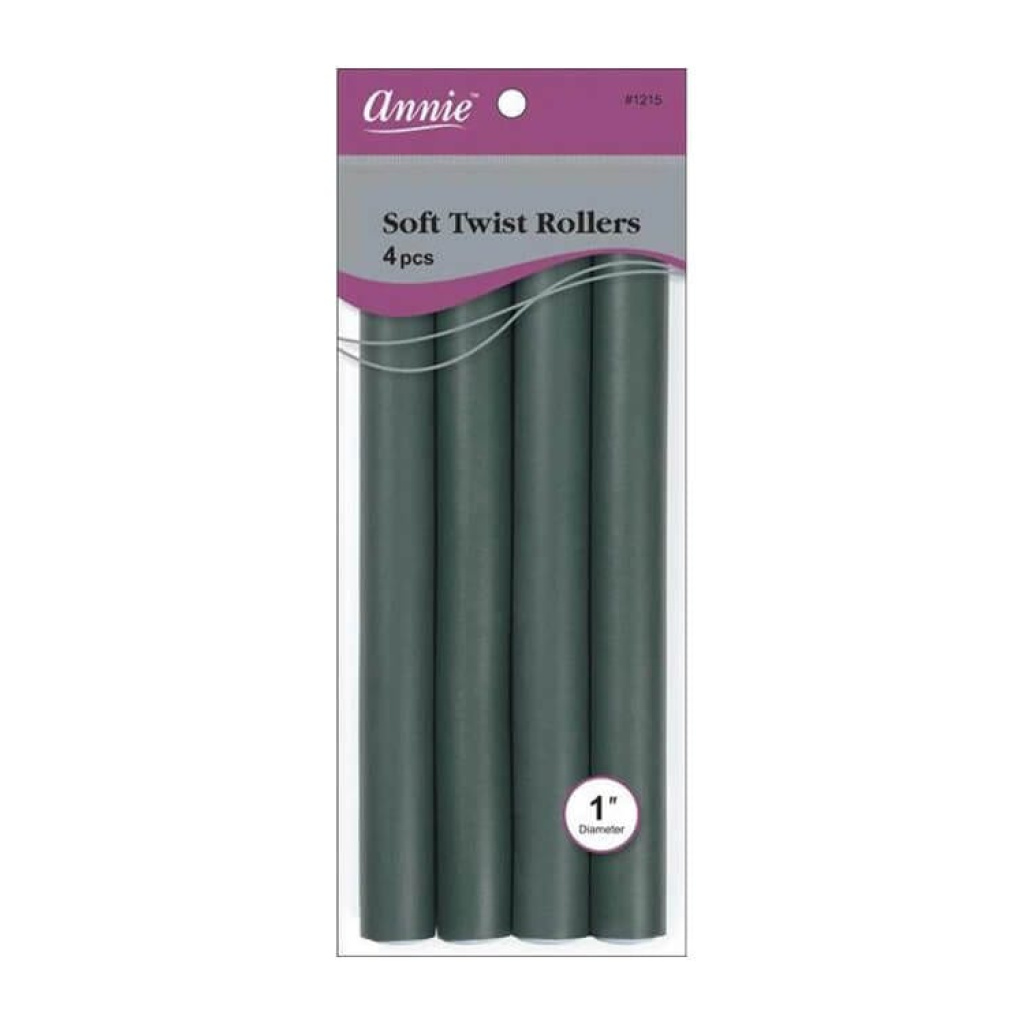 ANNIE: 10" Soft Twist Rollers 1" #1215
