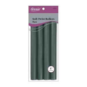 ANNIE: 10" Soft Twist Rollers 1" #1215