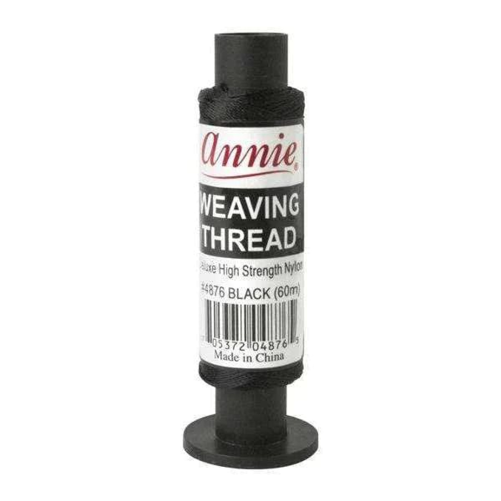 Annie High Strength Weaving Thread Black 60 Meters