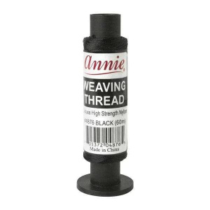 Annie High Strength Weaving Thread Black 60 Meters