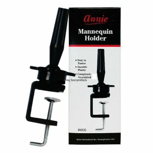 Annie Mannequin Head Holder, 1 Count, Black