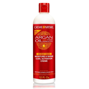 CREAM OF NATURE ARGAN CURL ACTIVATOR CREME (12OZ) [MOISTURE & SHINE] (12/CS)
