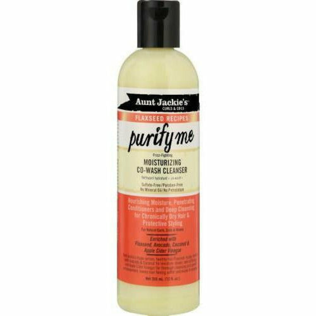 AUNT JACKIE'S FLAXSEED CO-WASH CLEANSER (12OZ) [MOISTURIZING] (12/CS)