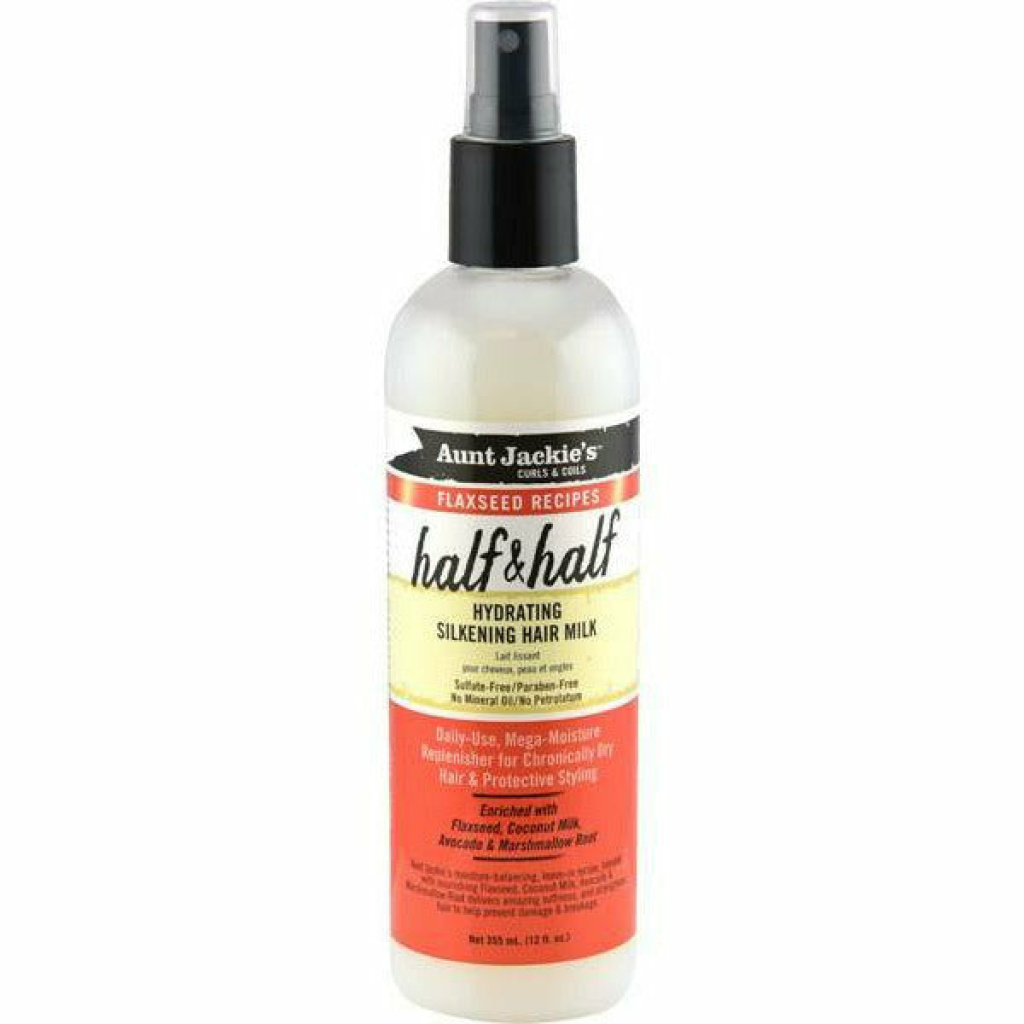 AUNT JACKIE'S FLAXSEED HAIR MILK (12OZ) [HALF & HALF] (12/CS)