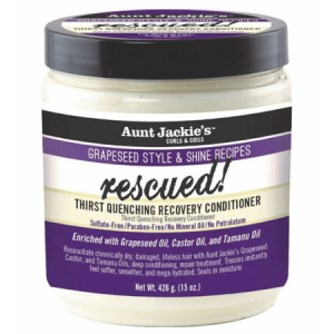 AUNT JACKIE'S GRAPESEED CONDITIONER JAR (15OZ) [RESCUED] (6/CS)