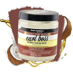 AUNT JACKIE'S COCONUT CREME CURLING GELEE (15OZ) [CURL BOSS] (6/CS)