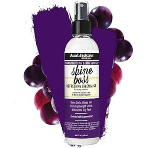 AUNT JACKIE'S GRAPESEED SHEEN MIST (4OZ) [SHINE BOSS] (12/CS)