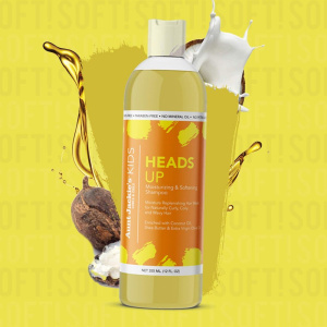AUNT JACKIE'S GIRLS SHAMPOO (12OZ) [HEADS UP MOIST & SOFT] (6/CS)