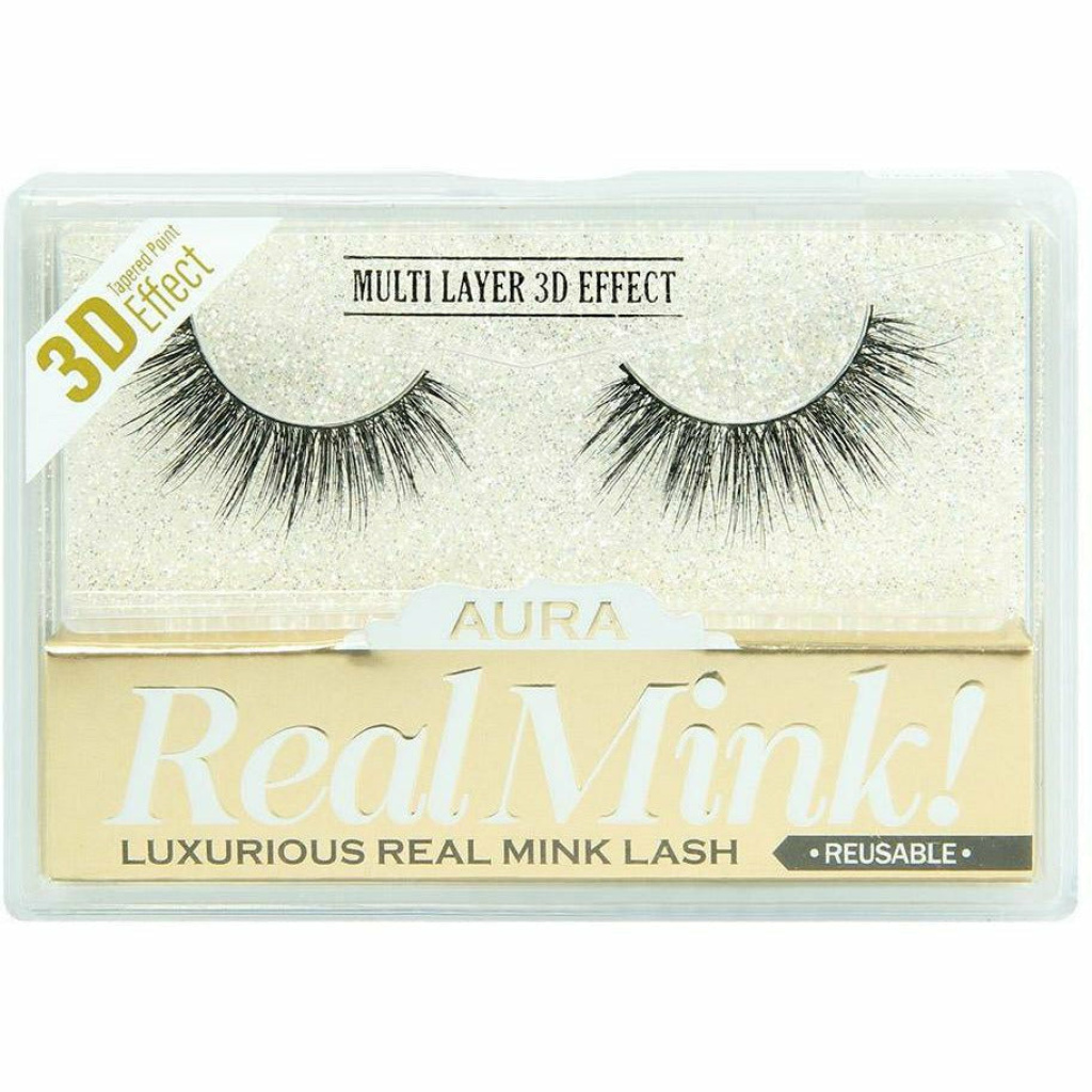3D REAL MINK EYELASH [002 BLACK] (6/36/144)