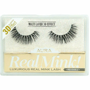 3D REAL MINK EYELASH [004 BLACK] (6/36/144)
