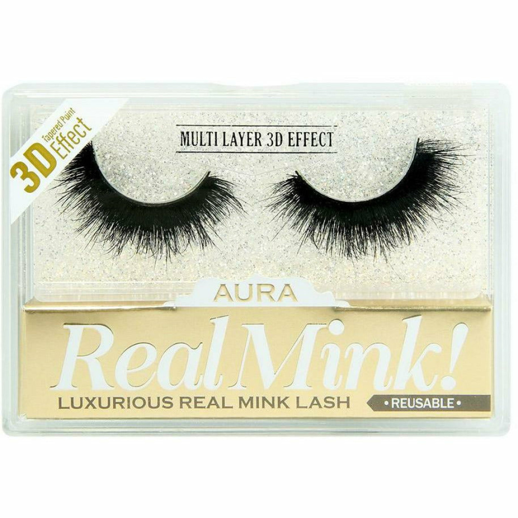 3D REAL MINK EYELASH [005 BLACK] (6/36/144)