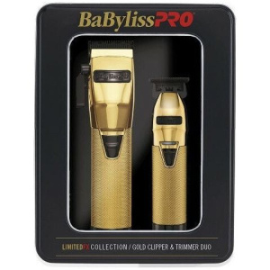 BABYLISS TRIMMER [GOLD SKELETON/2.0 DEEPTOOTH BLADE] CORDLESS LI ION (6/CS) FX787GDB