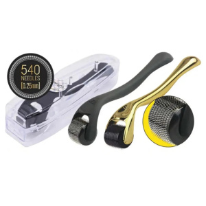 MICRO NEEDLE DERMA ROLLER-GOLD(0.5mm)(6/DS/144PC/CS)