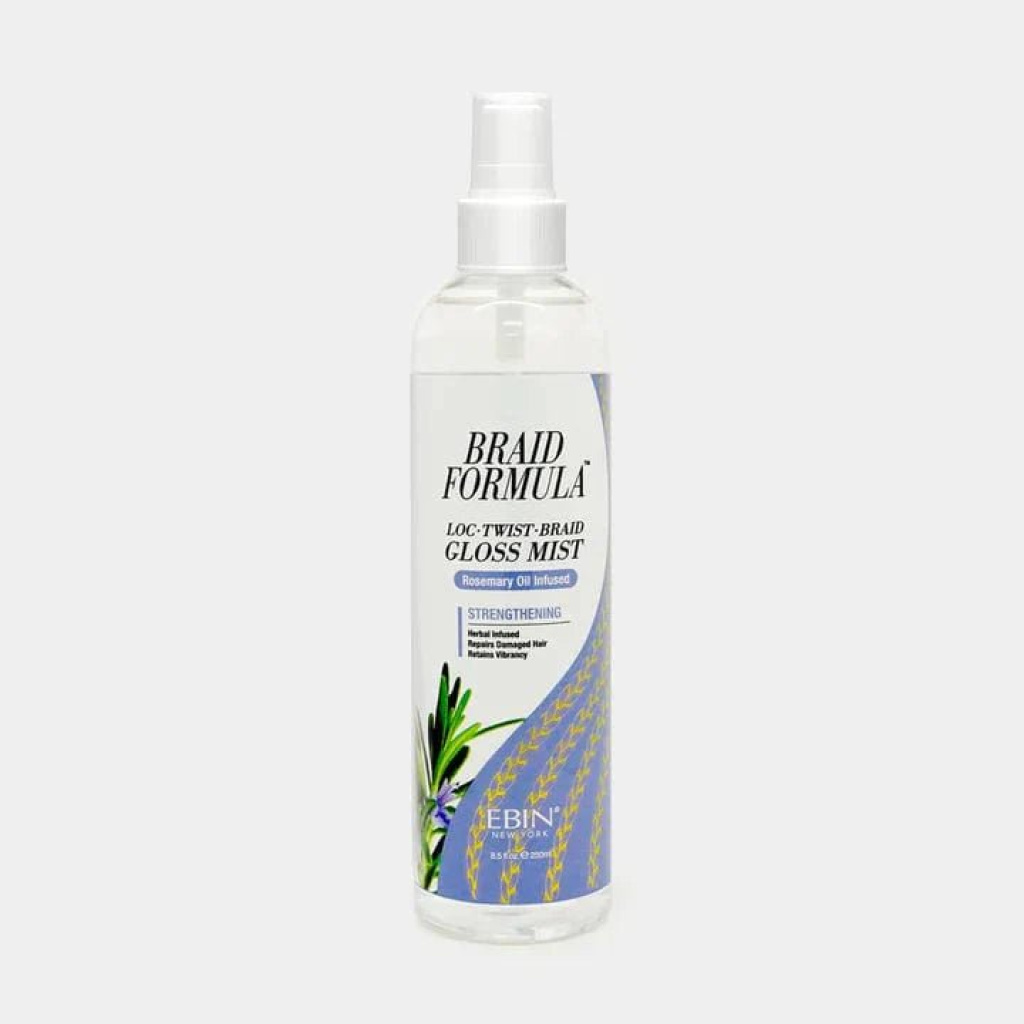 BRAID FORMULA LOC. TWIST. BRAID GLOSS MIST - STRENGTHENING (8oz / 250mL)