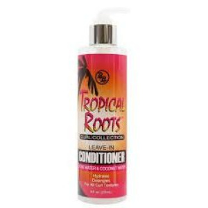 BB TROPICAL ROOTS ROSE WATER CURLS LEAVE IN CONDITIONER 8OZ (12/CS)