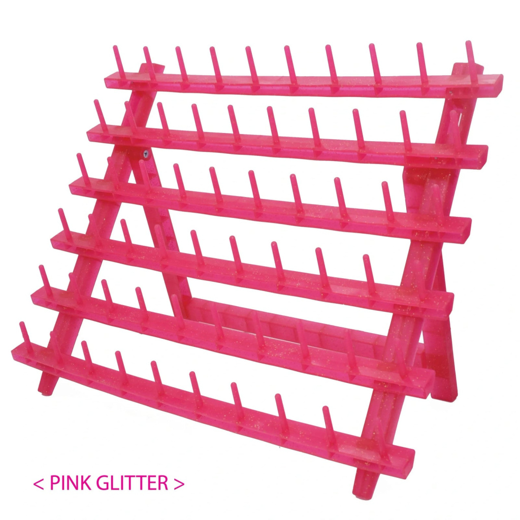 BTL BRAIDING RACK - GOLD GLITTER [PINK] (10PC/CS)